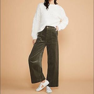 Lou & Grey Wide Leg Corduroy Pants